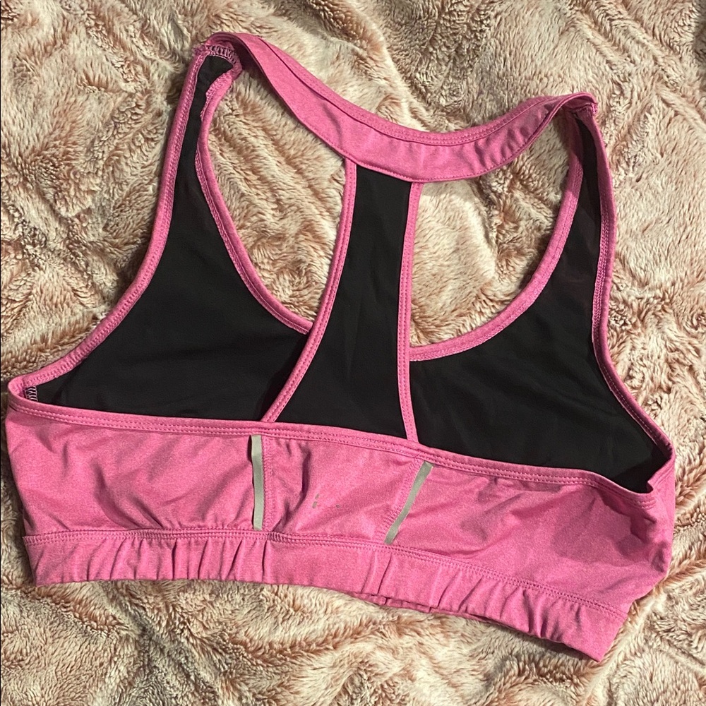 RBX Fuchsia Racerback Sports Bra - Picture 4 of 5